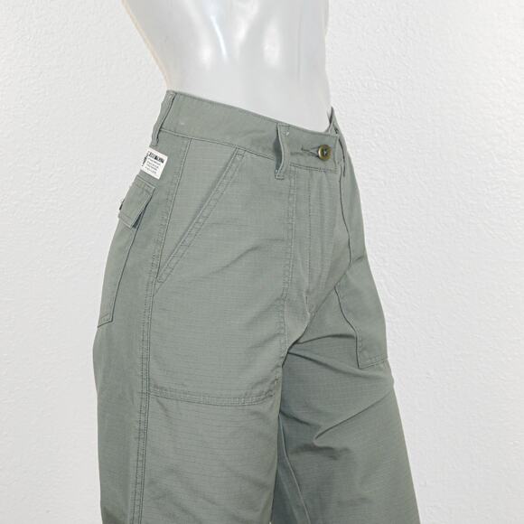 Deus Ex Machina Women's Mona Ripstop Pants in Lichen Green size Small NWT - Picture 11 of 13